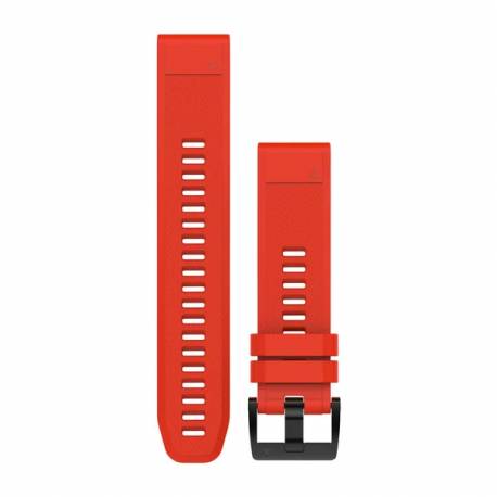 Curea ceas Garmin Quickfit 22 Flame Red Silicone