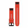 Curea ceas Garmin Quickfit 22 Flame Red Silicone