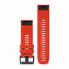 Curea ceas Garmin Quickfit 26 Flame Red Silicone