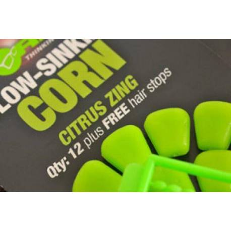 Porumb artificial KORDA SLOW SINKING CORN CITRUS ZING LIME 12 buc/plic