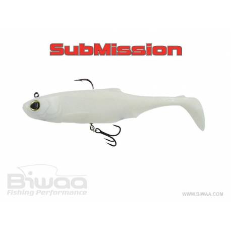 Swimbait Biwaa Submission Top Hook 8", 20cm, 95g, 02 Pearl White
