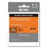 Fir inaintas fly monofilament TIEMCO Standard Tappered Leader, 7.5ft, 3X, Stealth Grey