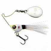 Spinnerbait TIEMCO Necromancer, 6.5g, 45mm, Culoare 10 Christal White