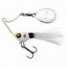 Spinnerbait TIEMCO Necromancer, 6.5g, 45mm, Culoare 10 Christal White