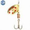 Lingurita rotativa ILBA Tondo Gold/Red (aur cu puncte rosii) - nr.3/7gr (20213)