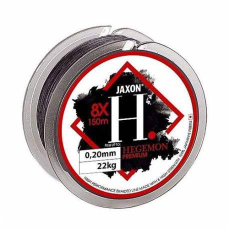 Fir textil Jaxon HEGEMON 8X PREMIUM 150m 0.10mm 7kg Dark Grey