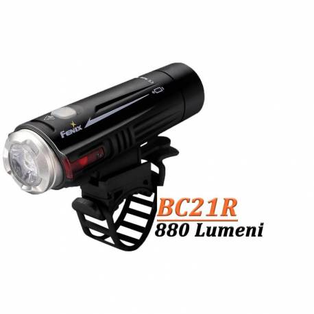 Lanterna bicicleta Fenix BC21R, reincarcabila, 880 Lumeni, 125 metri