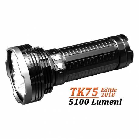 Lanternă Tactică Fenix TK75 , 5100 Lumeni , 850 Metri