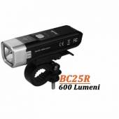 Lanternă bicicletă FENIX BC25R, 600 Lumeni, 106 Metri