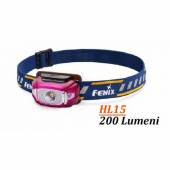 Lanterna frontala Fenix HL15 Violet, 200 Lumeni, 50 metri