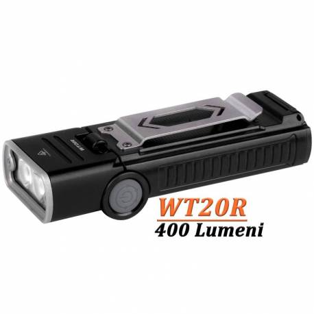 Lanterna FENIX WT20R, 400 Lumeni, 117 metri