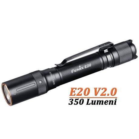 Lanterna Fenix E20 V2.0, 350 Lumeni, 126 metri