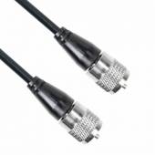 Cablu de legatura PNI R50 cu mufe PL259 conexiune antena CB si reflectometru, 50cm