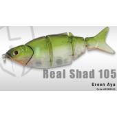 Vobler Herakles Swimbait Real Shad Sinking, 8.0cm 10g, GREEN AYU