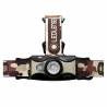LANTERNA CAP LED LENSER MH8 BLACK-SAND 600LM+ACUM+USB