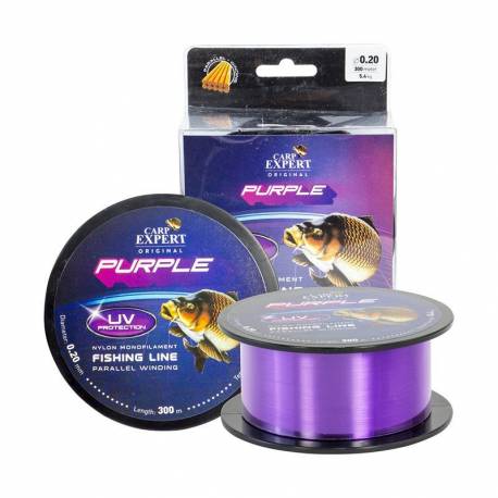 Fir monofilament Carp Expert UV, Purple, 1000m, 0.35mm, 14.9kg