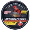 Fir monofilament Benzar Method Feeder Mono, Dark Green, 300m, 0.22mm