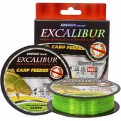 Fir monofilament EnergoTeam Excalibur Carp Feeder, Galben Fluo/Verde Camou, 300m, 0.40mm, 19.60kg