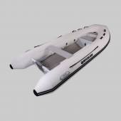 Barca pneumatica Quicksilver ALU-RIB Hypalon 350, 3.50m, 6 persoane, 73.4kg, Alb, max 25CP