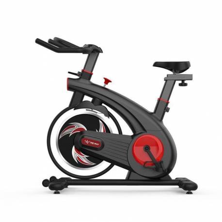 Bicicleta spinning magnetica TheWay Fitness Indoor Cycling, volanta 8kg, max. 100kg