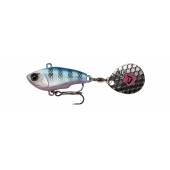 Spinnertail SAVAGE GEAR Fat Tail Spin, 8cm, 24g, Sinking, BLUE SILVER PINK