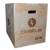 Cutie pliometrica din lemn Sveltus 4601, 50x60x70cm, max. 150kg