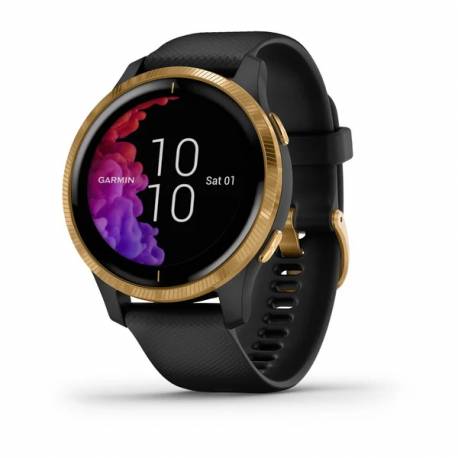 Ceas GARMIN Venu Negru cu componente aurii, 30.4mm