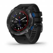 Ceas scufundari GARMIN Descent™ Mk2i, finisaj DLC titan gri-carbon, cu curea de culoare neagră, funcţie integrare aeriană