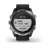 Ceas scufundari GARMIN Descent™ Mk2, oţel inoxidabil negru cu curea neagră