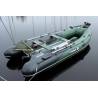 Barca pneumatica Allroundmarin Poker 430 verde, 4.30m, podina aluminiu, 7 persoane, 30CP cizma scurta