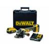 Polizor unghiular cu 2 acumulator Li-Ion 18V, 5.0Ah, 125MM, DeWalt DCG405P2-QW