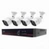 Kit supraveghere video AHD PNI House PTZ1500 5MP - DVR si 4 camere exterior