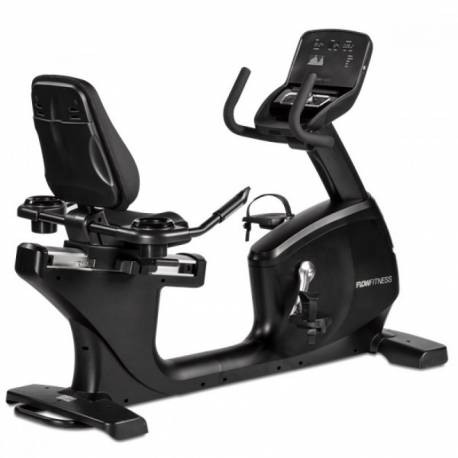 Bicicleta orizontala Flow Fitness RB5i, volanta 16kg, max. 180Kg