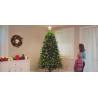 Brad artificial Evergreen Classics Grow&Stow cu telecomanda si becuri LED, diametru 127cm, inaltime pana la 228cm