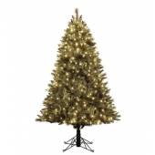 Brad artificial Evergreen Classics Grow&Stow cu telecomanda si becuri LED, diametru 127cm, inaltime pana la 228cm