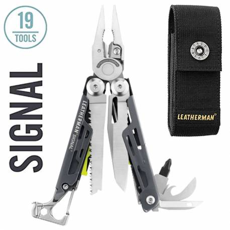 Unealta multifunctionala Leatherman Signal Granit, 19 functii