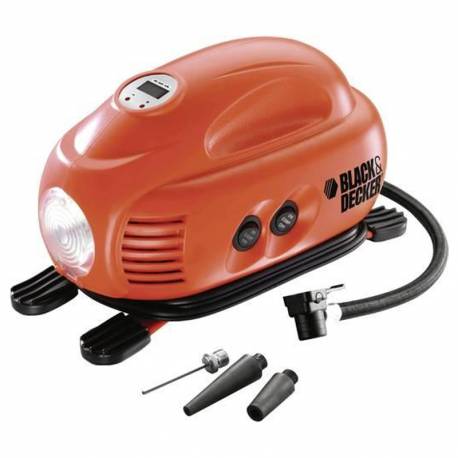 Compresor auto multifunctional BLACK&DECKER ASI200-XJ, 12V, 8 bar, 120PSI