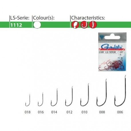 Carlige GAMAKATSU LS-1112N NI 25BUC/PL, nr.10