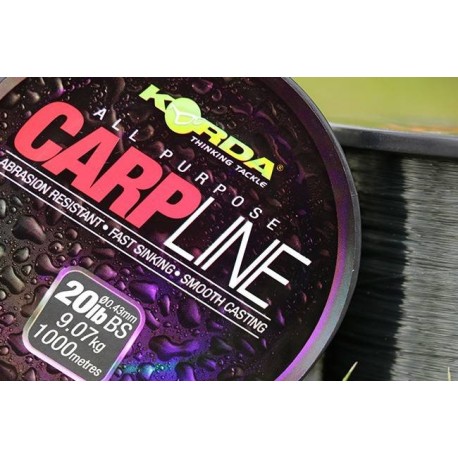 Fir crap KORDA CARP LINE 028MM/8LB/1000M