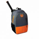 Rucsac sport WILSON Burn Team, unisex, gri/portocaliu, 30.5x21.5x46cm