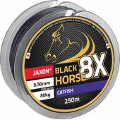 Fir textil JAXON Black Horse Pe 8X Catfish, 200 m, 0.65 mm, 130 kg