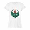 Tricou WILSON Paris Tech Tee, alb, marimea L