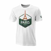 Tricou WILSON Paris Tech Tee, alb, marimea XXL