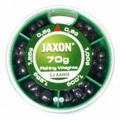 Cutie plumbi alice despicate JAXON KP, 1.00-2.90 g, 70 g, 6 compartimente