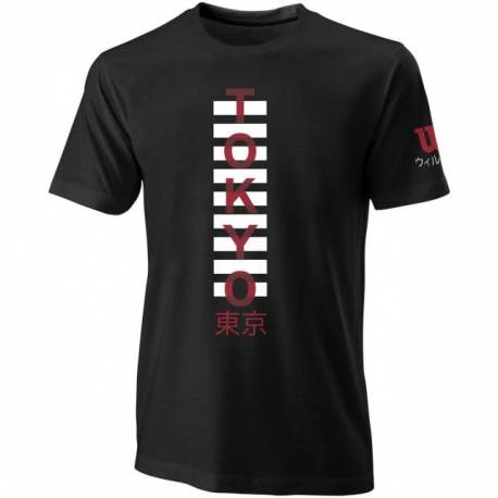 Tricou WILSON Tokyo Tech Tee, negru, marimea XXL