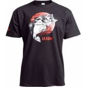 Tricou JAXON Fish, Negru, Bumbac, L