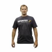 Tricou SPORTEX T-shirt, gri, Bumbac, M