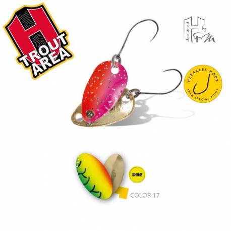 Lingurita Oscilanta HERAKLES Trout Area Nail, 2 cm, 2.0 g, culoare 17 Firetiger Gold