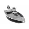 Barca aluminiu MARINE 450 FISH DLX, max. 7 persoane, 4.50m, max. 40CP, cizma lunga