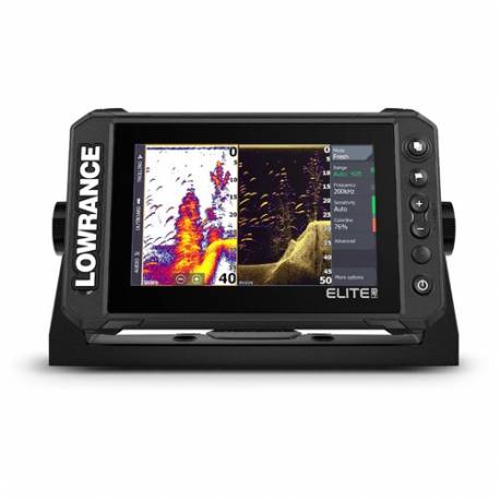 Sonar/chartplotter LOWRANCE Elite FS 7 cu sonda Active Imaging 3-in-1, CHIRP, SideScan, DownScan